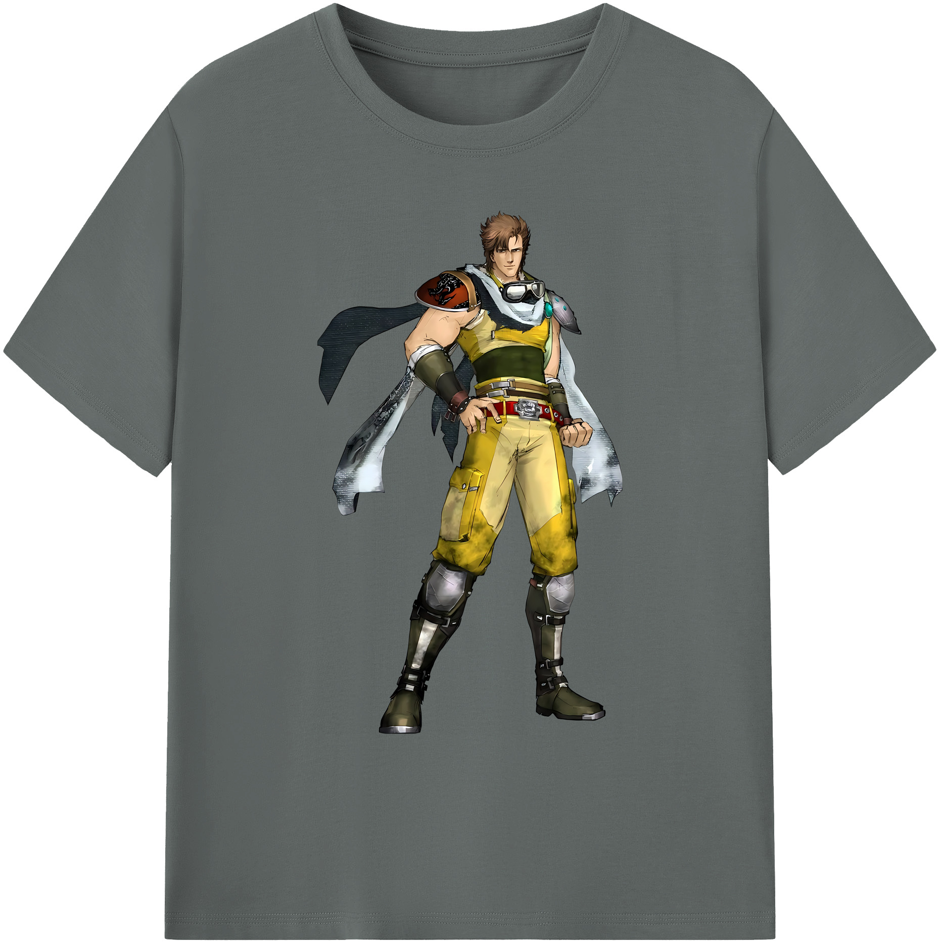（画像用） 北斗の拳 Fist of the North Star 綿100％ メンズ半袖Tシャツ｜肌触りやわらか＆通気性